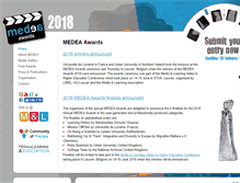 Tablet Screenshot of medea-awards.com